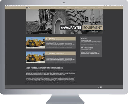 Yatala LOGO DESIGN - Payne Equipment - Gold Coast Website Design 